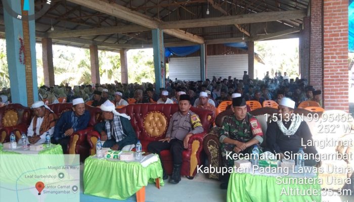 Polsek Padang Bolak Hadiri Wisuda Santri Ponpes Al Hamidiya