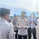 Waka Polres Tapsel, Kompol Rapi Pinakri, didampingi Kasi Propam, Iptu Asjul Pane, dan anggota, saat melakukan pemeriksaan dan pengecekan dokumen pribadi terhadap salah seorang Perwira Polri