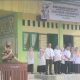 Kasi Intel Kejari Padangsidimpuan, Jimmy Donovan, saat memberi arahan ke para siswa SMP Negeri 4 Padangsidimpuan, dalam rangka mengantisipasi aksi perundungan