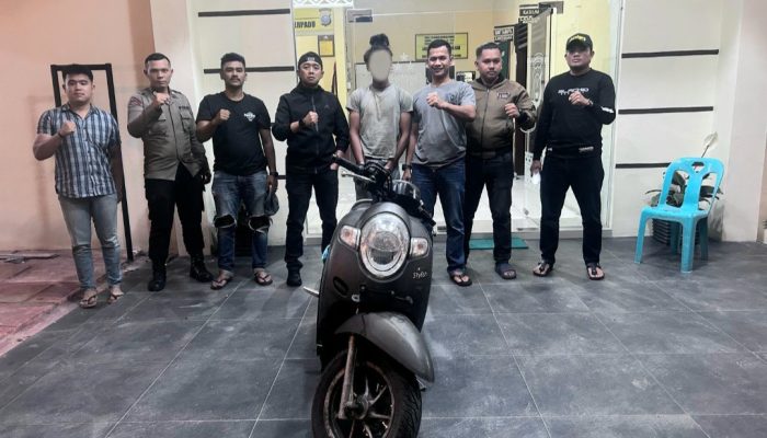 Warga Ngadu Motornya Dicuri, Polsek Sipirok Tempo 2 Jam Tangkap Pelaku
