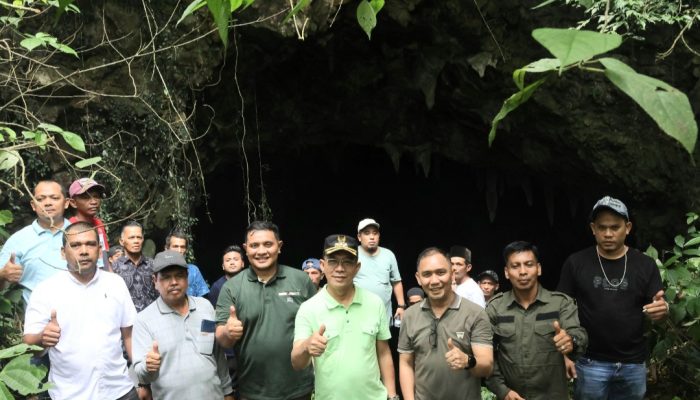Pertama Kalinya, Bupati dan Pimpinan DPRD Tinjau ‘Kepingan Surga Tersembunyi’ Gua Stalaktit di Tapsel