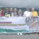 Tambang Emas Martabe memfasilitasi pelepasliaran Harimau Sumatera bernama Senja ke TNGL yang dihadiri Wakil Presiden Direktur PTAR Ruli Tanio (keempat dari kiri), Direktur External Relations PTAR Sanny Tjan (keenam dari kiri), dan Kepala BBKSDA Sumatera Utara Novita Kusuma Wardani (kelima dari kanan)