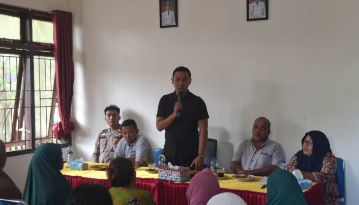 Didukung Polsek Batang Toru, Koperasi Merah Putih di Rianiate Terbentuk