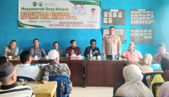 Tapsel Jadi Daerah Pertama di Tabagsel Tuntaskan Koperasi Merah Putih
