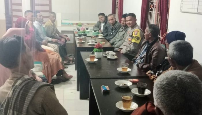 Masalah Parit Tersumbat Berujung Cekcok Diselesaikan Polsek Sipirok