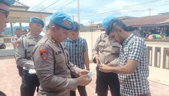 Tegakkan Disiplin, Polres Tapsel Gaktiblin Personel Dua Polsek Jajaran