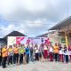 Waka Polres Tapsel Kompol Rapi Pinakri, bersama Kabag SDM Kompol Abdi Abdillah, Kabag Log AKP RP Pasaribu, Kasat Lantas AKP Dahnial Saragih, Kasat Intel AKP Oloan Lubis, Kasat Samapta AKP Tona Simanjuntak, Kapolsek Padang Bolak AKP Muallim Harahap, serta personel lainnya, saat bersih-bersih rumah ibadah dalam rangka menyambut HUT Bhayangkara ke-79