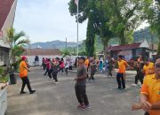 Semarak HUT Bhayangkara, Polsek Batang Toru dan Forkopimcam Olahraga Bersama