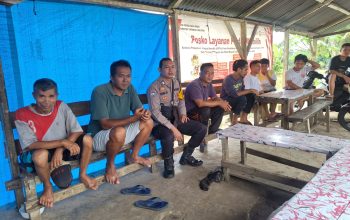 Bhabinkamtibmas Polsek Batang Toru, Brigpol Randa SP, melaksanakan kegiatan sambang dan tatap muka bersama warga binaan