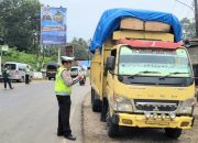 Sosialisasi ODOL, Polres Tapsel Temukan Kendaraan Tak Sesuai Dimensi