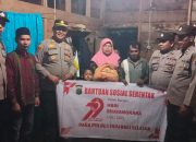 HUT Bhayangkara, Kapolsek SD Hole Bantu Belasan Warga Batang Parsuluman