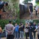 Suasana kegiatan GSN di dua lokasi yang digelar jajaran Sat Resnarkoba Polres Padangsidimpuan