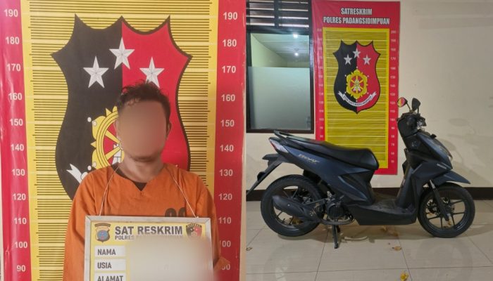 Buron 16 Hari, Pelaku Curanmor Akhirnya Ditangkap Polres Sidimpuan