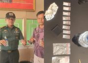 Gerebek Tempat Peredaran Narkoba, Danramil Batang Toru Temukan Sabu 4,30 Gram