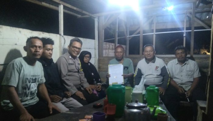 Cegah Konflik, Polsek Sipirok Mediasi Kasus Kebakaran Lahan di Angtim