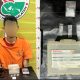 Pria pengangguran pengedar narkotika jenis sabu berinisial, RSH saat menunjukkan barang bukti usai ditangkap Tim Opsnal Satresnarkoba Polres Tapsel