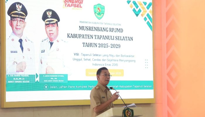 5 Misi 19 Program, Tapsel Siapkan RPJMD 2025-2029