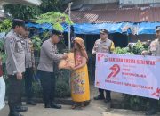 Maslaeni Terharu saat Kapolsek Batang Toru Datang Membantunya