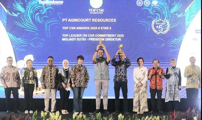 Muliady Sutio Dianugerahi Jadi Top Leader on CSR Commitment 2025