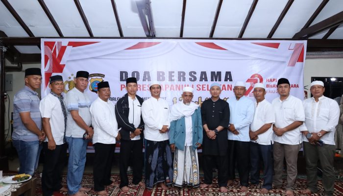 Doa Bersama Jelang Perpisahan Penuh Haru, Warga Tapsel Rindukan Sosok AKBP Yasir