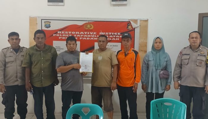 Polsek Padang Bolak Berhasil Mediasi Perkelahian Warga di Paluta
