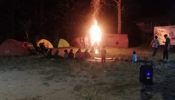 Polsek Sipirok Hadiri Opening Ceremony Kemah Cipta Puisi di Desa Sarogodung