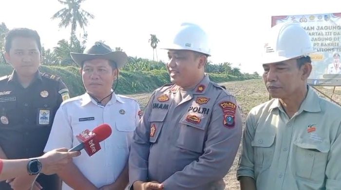 Dukung Program Ketahanan Pangan, Polres Batu Bara dan PT BSP Tanam Jagung Serentak Kwartal III