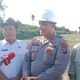 Waka Polres Batu Bara, Kompol Imam Alriyuddin, dan jajaran PT BSP Tbk Kisaran saat diwawancarai di sela penanaman jagung serentak dalam rangka mendukung program ketahanan pangan Nasional