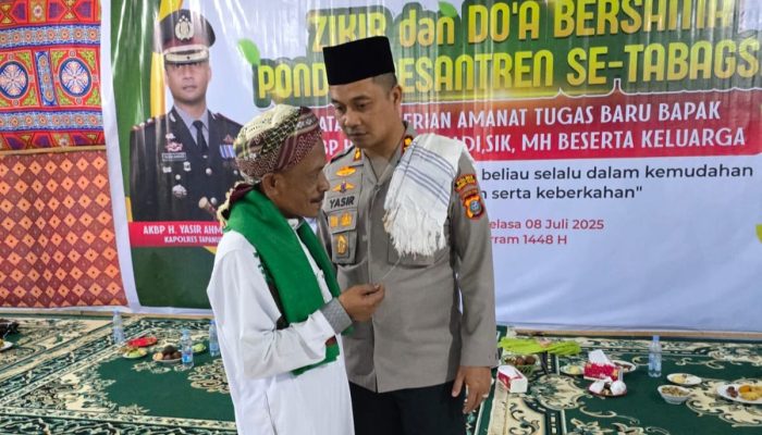 AKBP Yasir Ahmadi Pamit, Ulama dan Pimpinan Pesantren Iringi dengan Doa