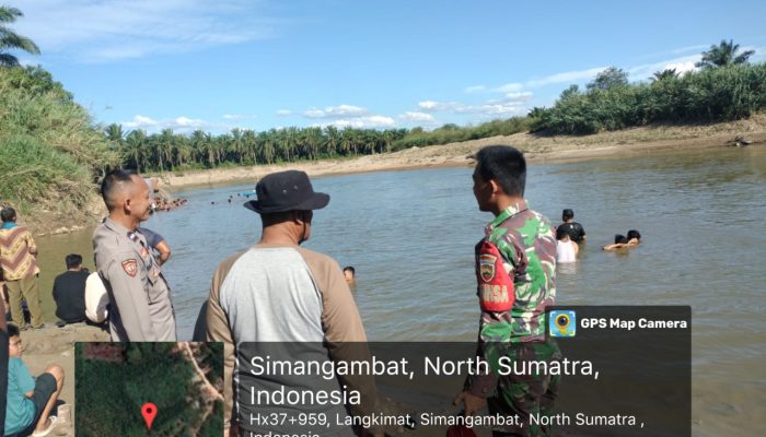 Tiga Orang Meninggal Terseret Arus Sungai Barumun di Simangambat Julu