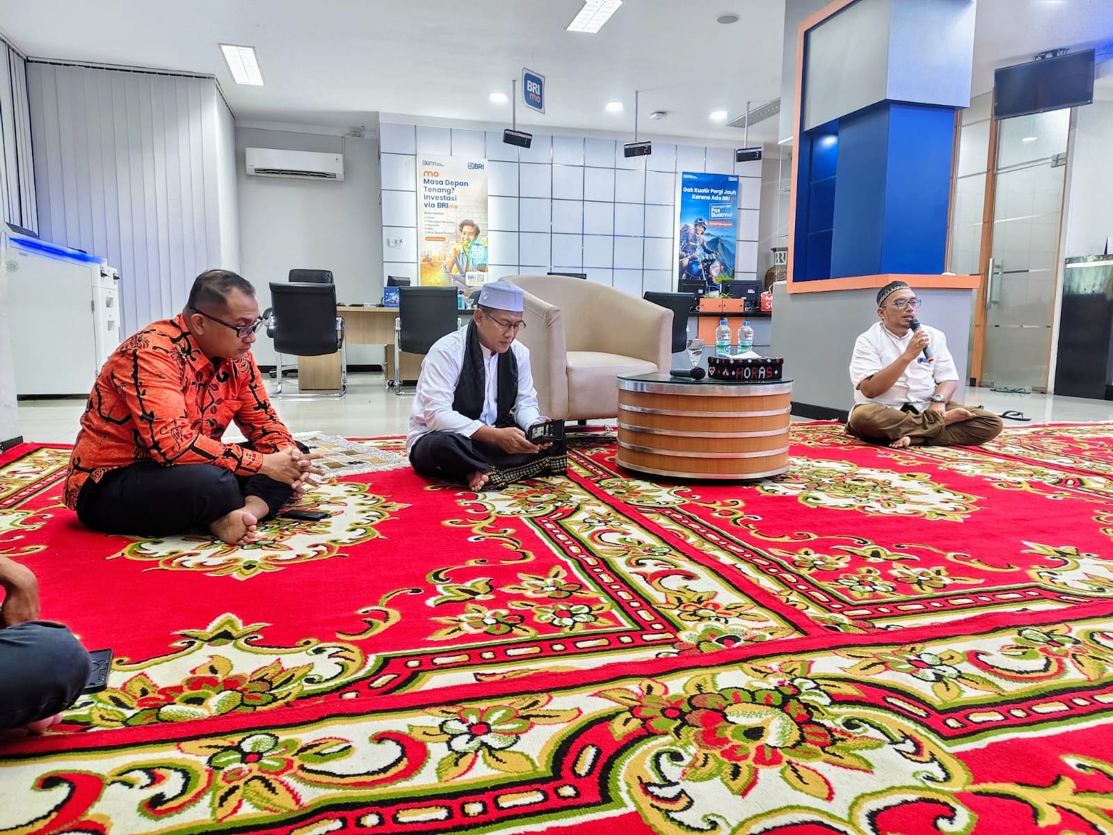Suasana pengajian rutin yang digelar di Aula Kantor BRI Cabang Padangsidimpuan