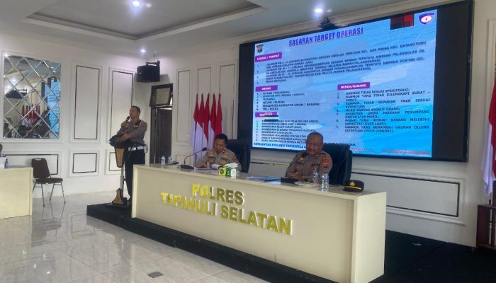 Lat Pra Ops Patuh Toba 2025, Polres Tapsel Fokus Tekan Angka Kecelakaan