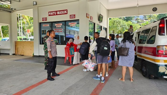 Polsek Batang Angkola Pastikan Keamanan Wisatawan di Aek Sijorni