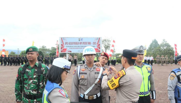 Pimpin Apel Operasi Patuh Toba, Waka Polres Tapsel: Tertib Lalulintas Jadi Prioritas