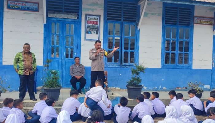 MPLS di Sekolah, Polsek Sipirok Bahas Bahaya Narkoba ke Siswa