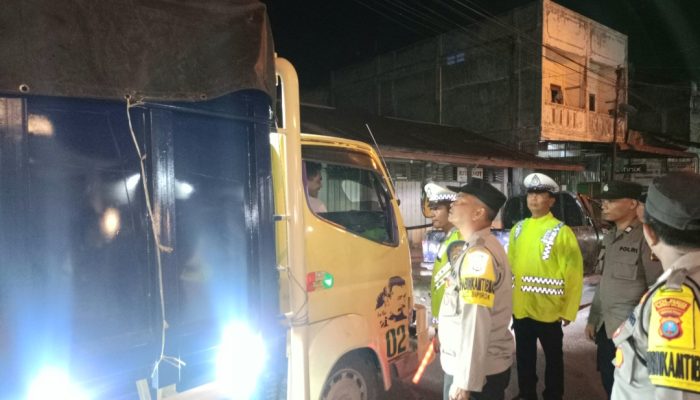 Antisipasi Tindak Kriminal, Polsek Sipirok Gelar Razia Malam Hari