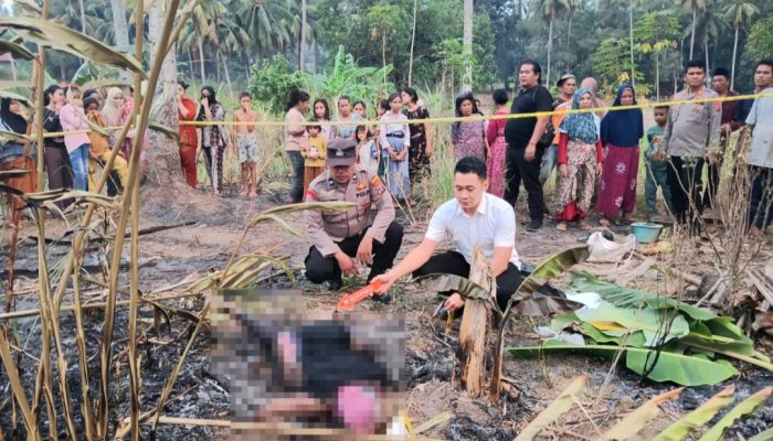 Nenek 69 Tahun Ditemukan Tewas Terbakar di Kebun Pisang Paluta