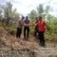 Personel Polsek Padang Bolak Polres bersama TNI, Manggala Agni, dan masyarakat Desa Batu Nanggar menggelar Patroli gabungan dalam rangka mengantisipasi Karhutla