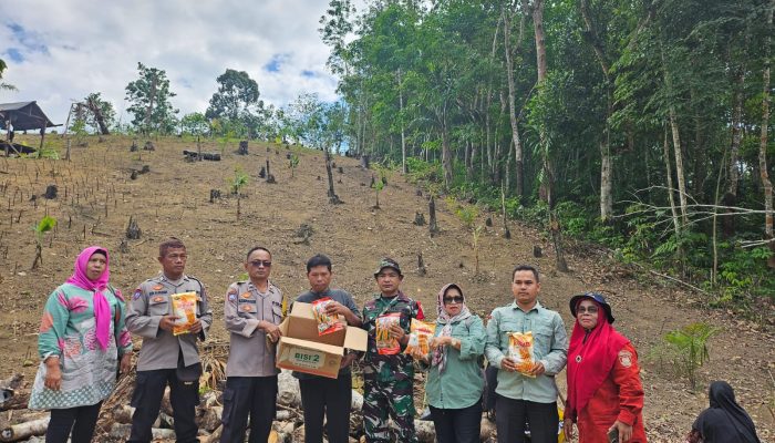 Polsek Batang Angkola Sukseskan Tanam Jagung Serentak di Sialang