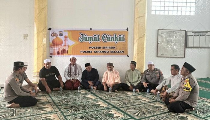 Dari Mimbar Masjid, Polsek Sipirok Serukan Perang Melawan Narkoba