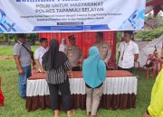 Warga Antusias Sambut GPM Polres Tapsel, Beras Murah Ludes 2 Jam