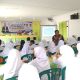 Mohot Lubis, wartawan Harian Waspada, sekaligus pembina SMSI Kota Padangsidimpuan, serta Ketua SMSI, Khairul Arief Nasution, dan Kepala Dinas Kominfo, Nurcahyo B Susetyo, di sela kegiatan pelatihan jurnalistik