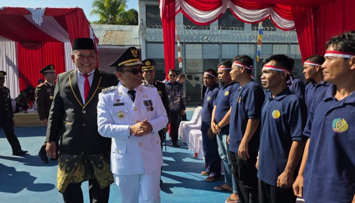 Ratusan WBP Lapas Padangsidimpuan Terima Remisi, 5 Langsung Bebas
