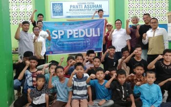 Perkebunan PT BSP Tbk Kisaran menyalurkan CSR kepada anak-anak yatim di Panti Asuhan Muhammadyah Kisaran serta keluarga besar veteran