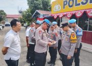 Tingkatkan Disiplin, Si Propam Polres Tapsel Gaktiblin di Polsek Batang Toru