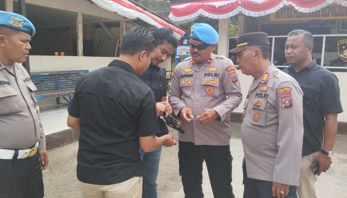 Tegakkan Disipilin, Propam Polres Tapsel Gaktiblin di Batang Angkola