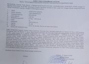 Berikut Surat Tanda Penerimaan Laporan (STPL) yang melaporkan Kakan Kemenag Asahan, Abdul Manan, terkait dugaan tudingan 'LSM dan Media Memeras'