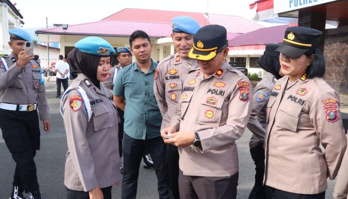 Sambut Hari Jadi ke-77, Polwan Polres Padangsidimpuan Gelar Gaktiblin 