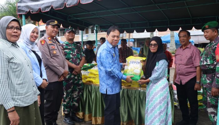 GPM HUT RI ke-80, Pemkab Tapsel Salurkan Ribuan Kg Beras Murah