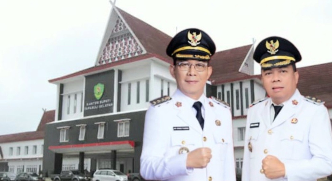 Bupati Tapsel H Gus Irawan Pasaribu dan Wakil Bupati H Jafar Syahbuddin Ritonga
